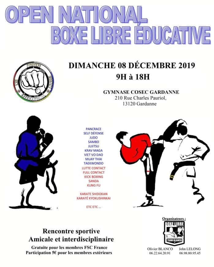 Open de boxe libre éducative