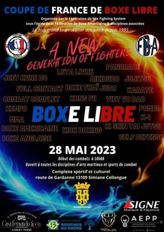 Coupe de France 2023 Boxe Libre Fee Boxing