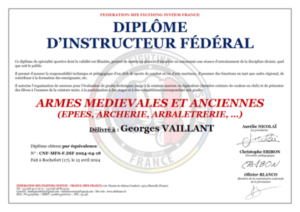 DIF Armes médiévales